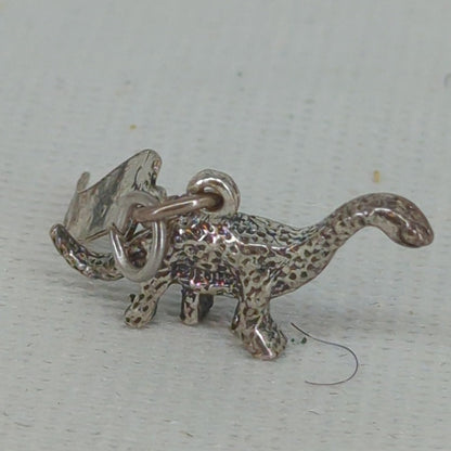 Vintage Sterling Silver Dinosaurland Utah Brontosaurus Charm