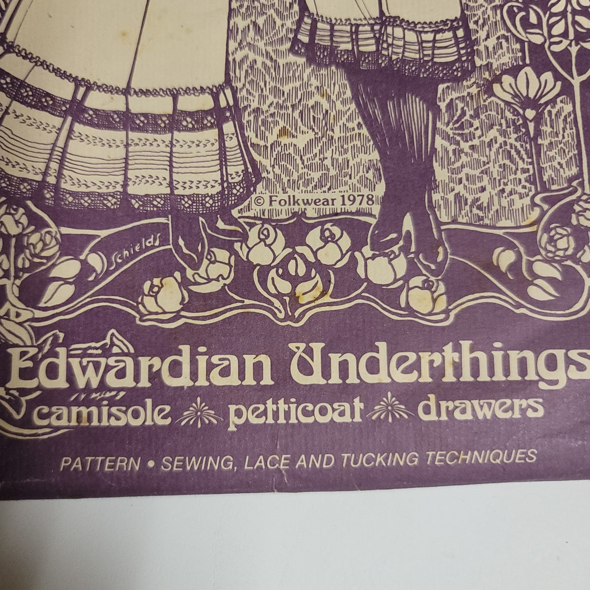 Folkwear 203 Edwardian Underthings Sewing Pattern Camisole Petticoat Drawers