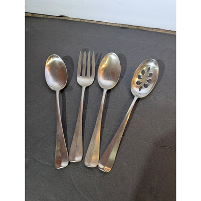 Vintage Spirit American Stainless Steel Flatware Set 46 pcs. MCM Modern design