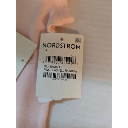 Tucker + Tate Girls Pink Rainbow Short Sleeve Graphic Shirt Size 5 NWT