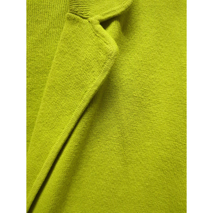 Jones New York Signature Lime Green Knit Cardigan Jacket Size Medium peplum