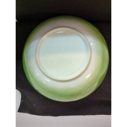 Vintage Hand Painted Holly Berry Porcelain Serving Bowl Christmas Table 9"