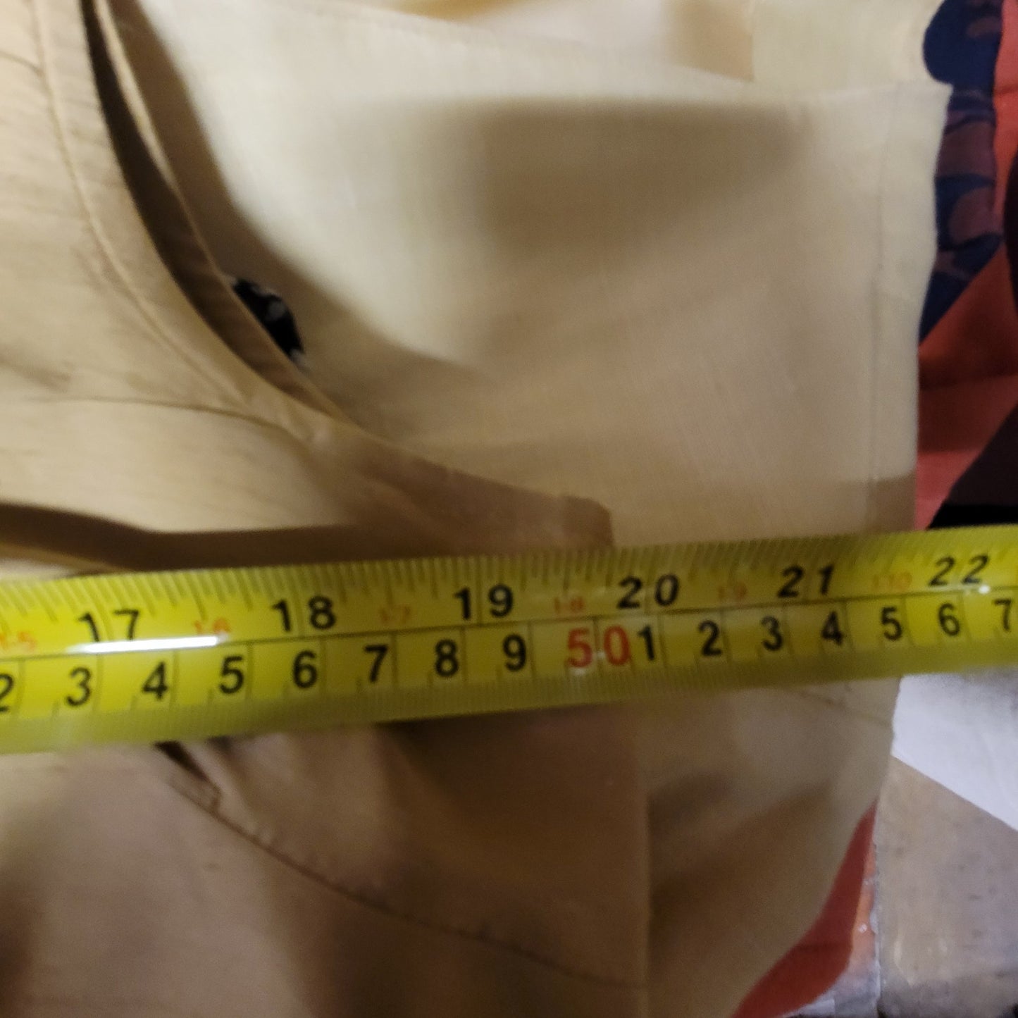 3 pc. Size XL Raw Silk Gold Pantsuit Bloomingdale's Vintage Jeweled Glamour