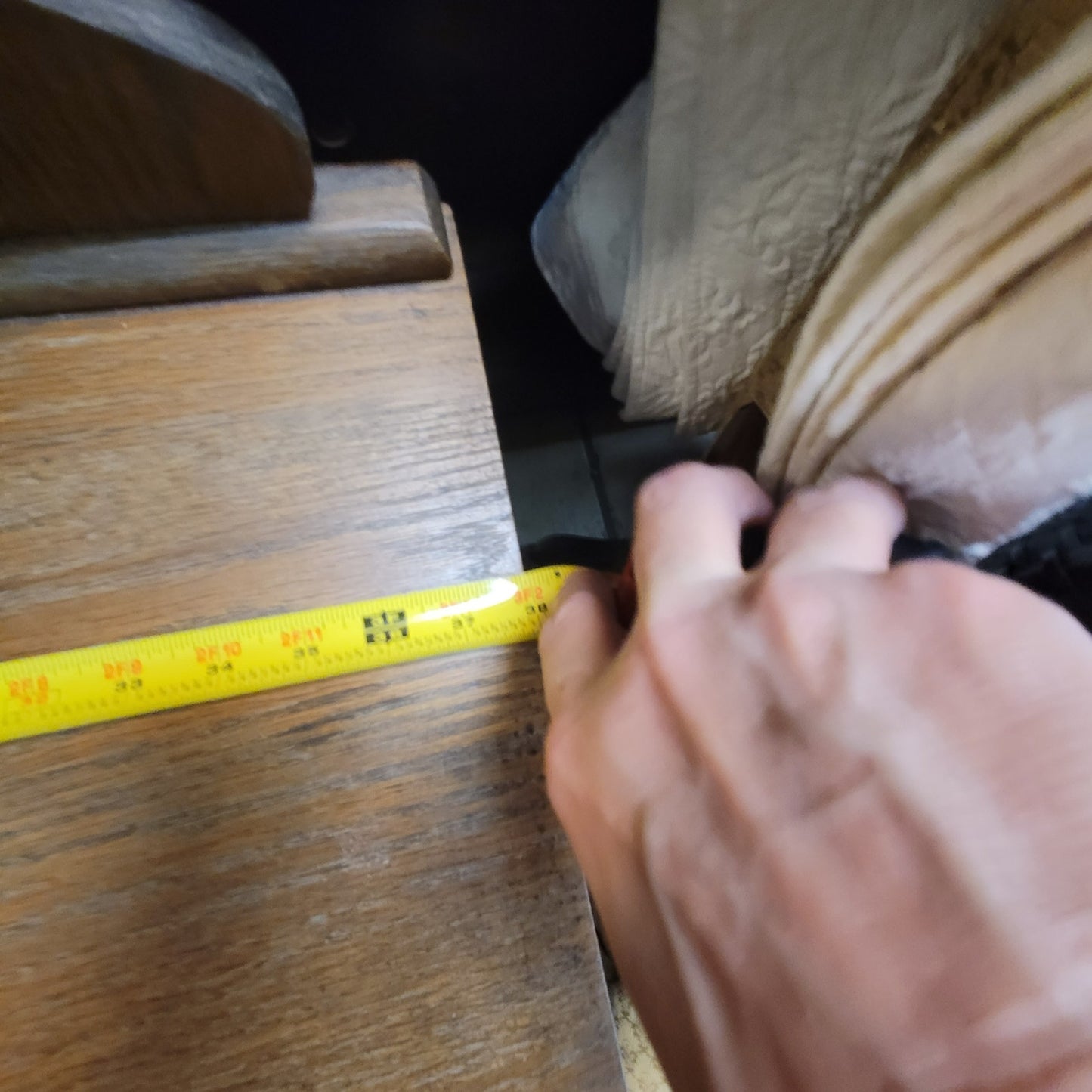 Secondhand Sandies: Antique oak 3 drawer dress with attached tilting mirror