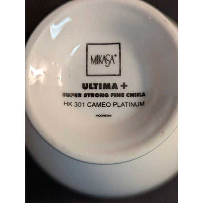 Mikasa Ultima Cameo Platinum Teacup Fine China Platinum Trim HK 301