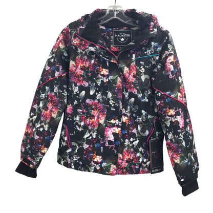 NOIZE PUffer Florence Insulated Combo Snow Jacket Long Sleeve Multi Size 12 NWT