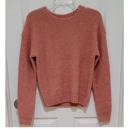 Everlane Coral Teddy Heather Crew Neck Sweater Women XS New Casual Career Winter