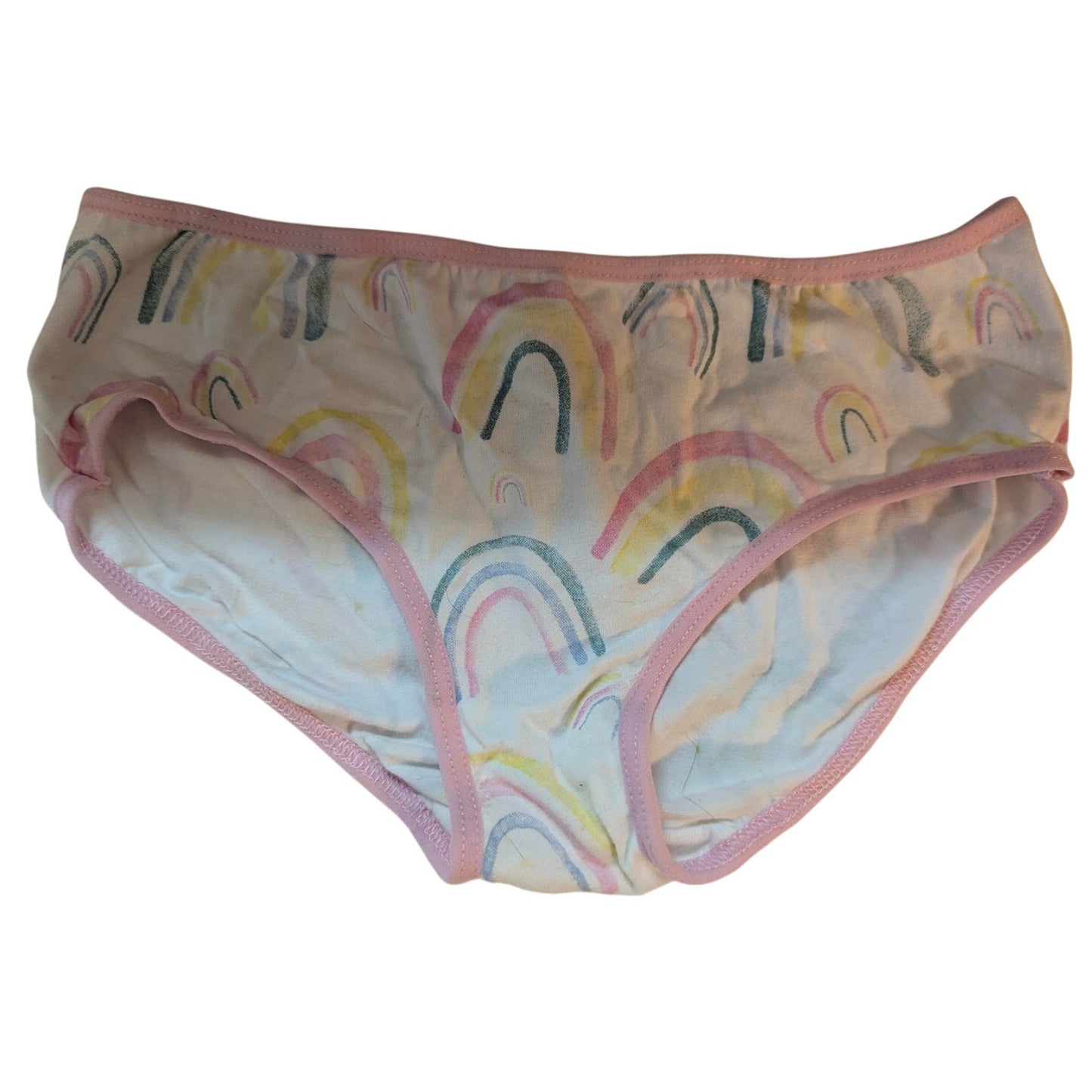 Andy & Evan Girls Rainbow Print Briefs 10-12