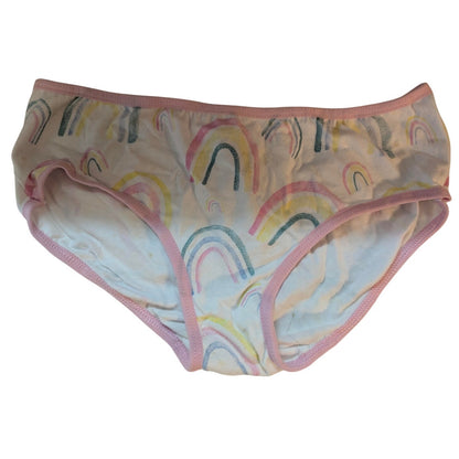 Andy & Evan Girls Rainbow Print Briefs 10-12