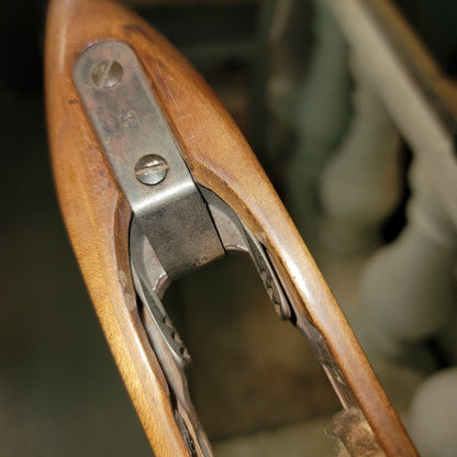 Antique 16" Wood Weaving Loom Boat Shuttle