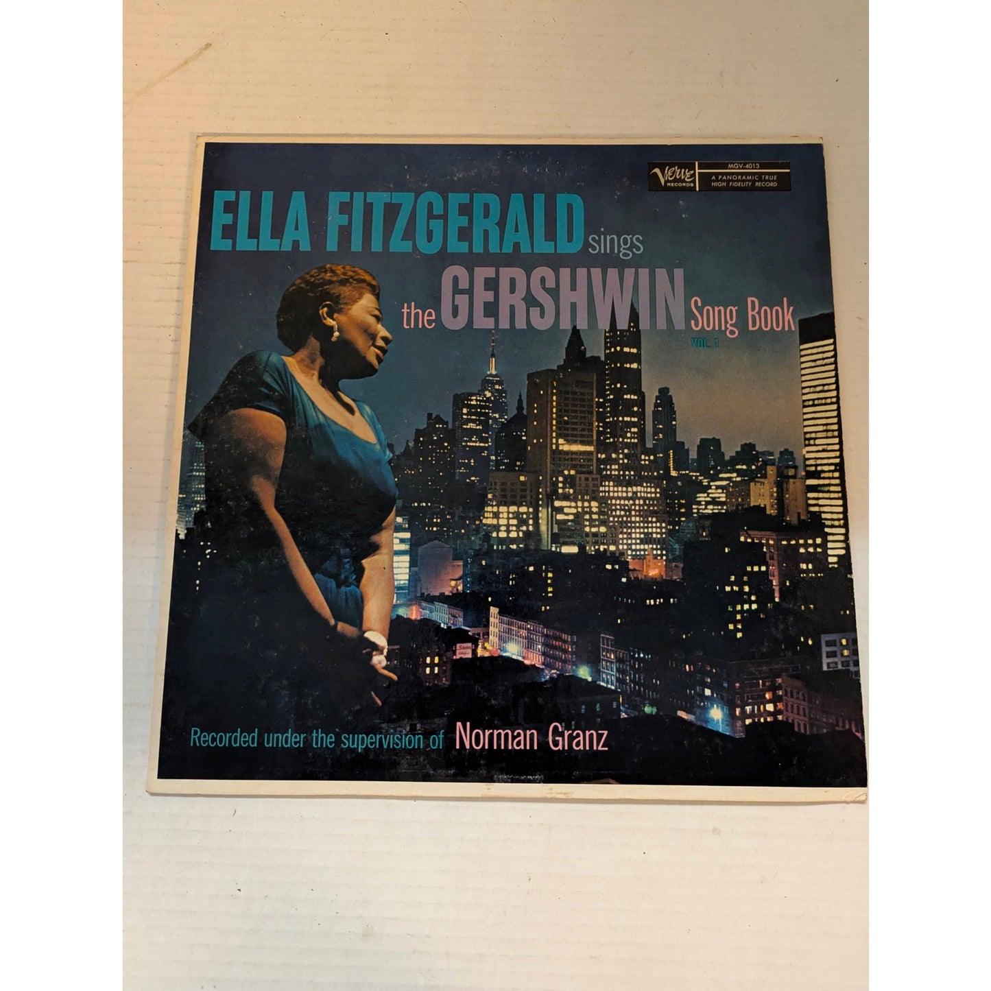 Vintage Ella Fitzgerald  Gershwin Song Book Verve MG V-4029 Volume 1 Vinyl LP