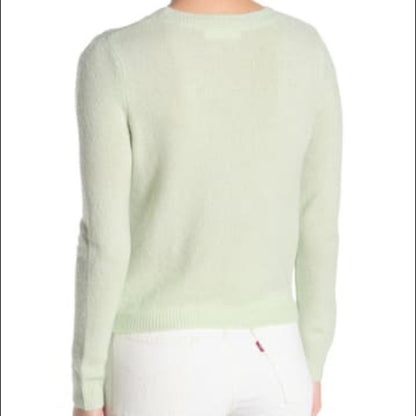 Elodie NWT Sage Lightweight Crew Neck Sweater MEDIUM long sleeve green