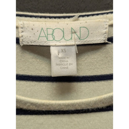 Abound Size XS Navy White Stripe Dress Sleeveless Casual NEW summer spring