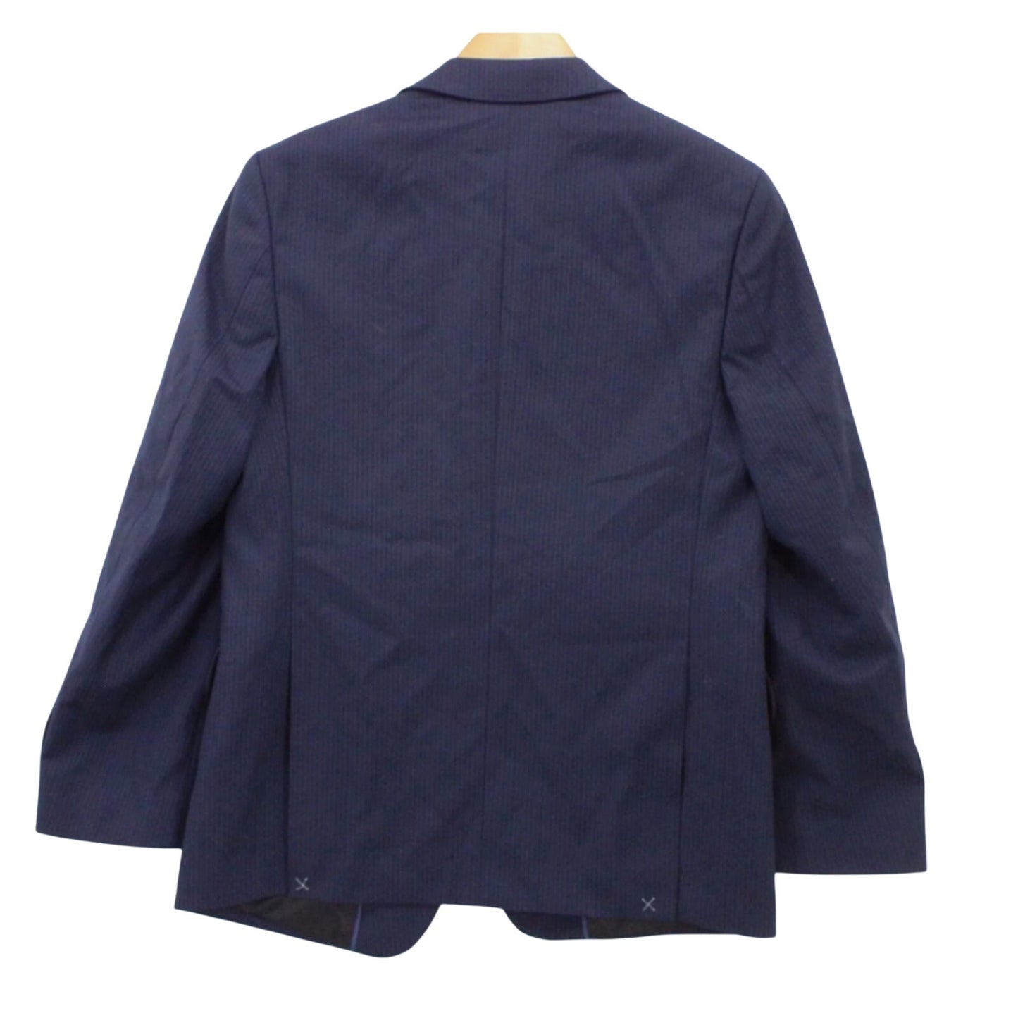 Hart Schaffner Marx Wool Blazer Jacket Kid Boy Navy Blue striped Lined Size 14