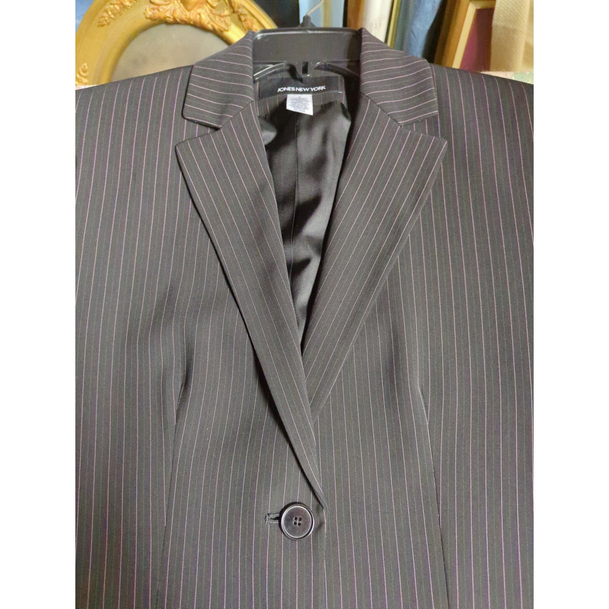 Jones New York Signature Size 4 Pinstripe Suit Jacket Blazer 90s Career Core NWT