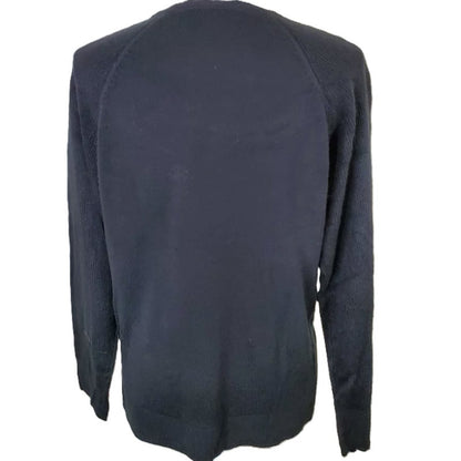 NWT Sweet Romeo Modern Crew Neck Raglan Sleeve Sweater Sz Small in Black