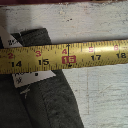 Caslon Olive Green Cargo Pencil Skirt Utility Style Knee Length Cotton Blend