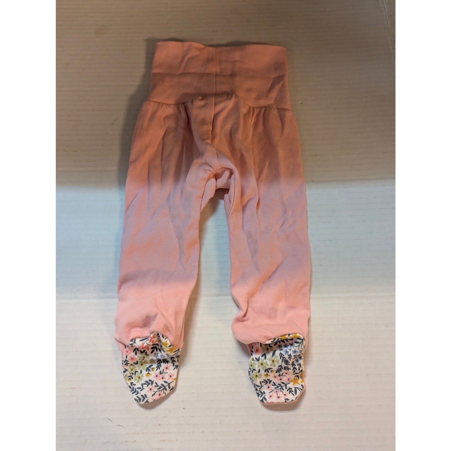 Magnetic Me Pink Chelsea Organic Cotton Footed Pants Newborn NWT