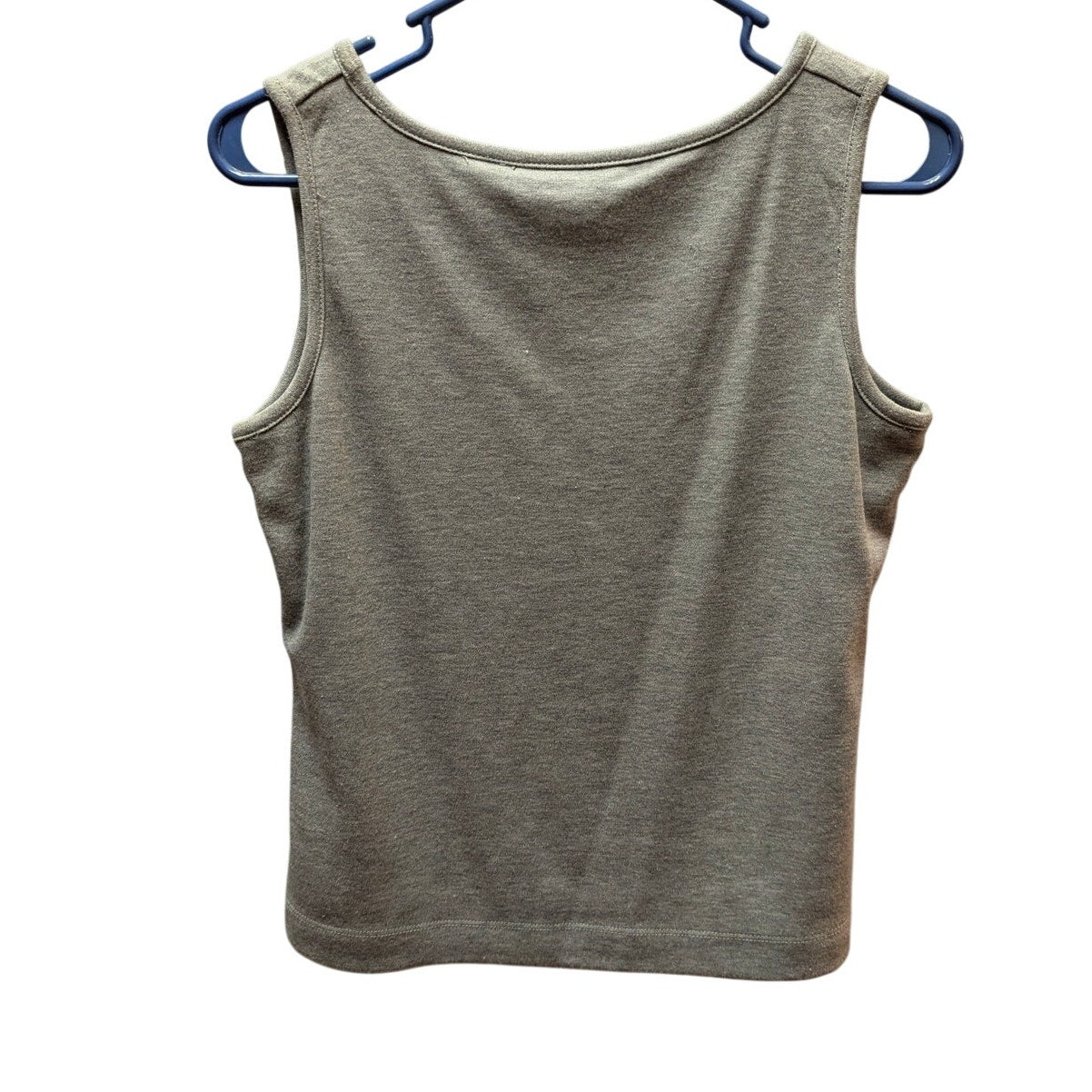 Josephine Chaus Petite Gray Knit Tank Top Womens Petite Small Layering Basic