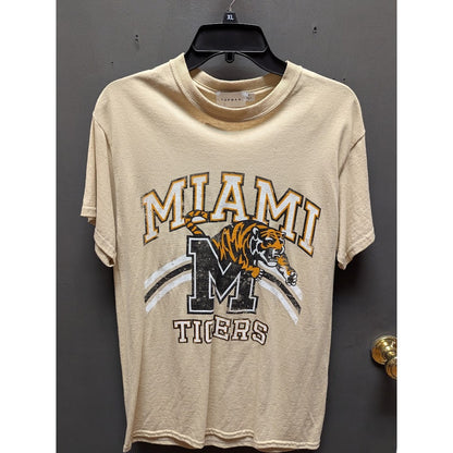 Topman Size Small graphic cotton Tee t-shirt NEW Miami Tigers NEW