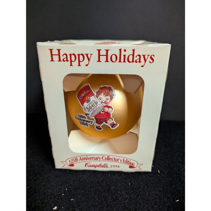 Vintage 1994 Campbell's 125th Anniversary Collector's Edition Christmas Ornament