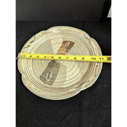 George Griffin Pottery, Sopchoppy Florida Handmade Art Pottery Plate 11"