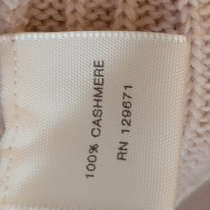 Naked Cashmere NEW Ribbed Bone Sleeveless May Top Large Knit sweater