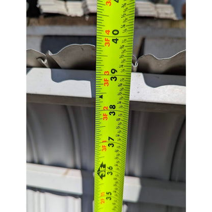 Aluminum VINTAGE awning 9.5 feet Wall brackets and channel