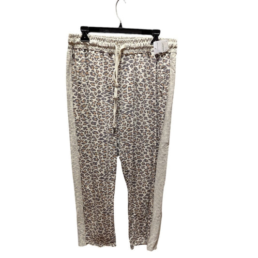 C&C California NEW pajama bottoms drawstring waist Size XL Cheetah Print Animal