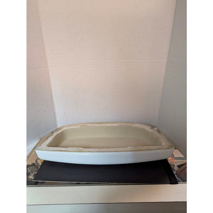 357 07 1203 white toilet tank lid PreOwned 1.6gpf 6LPF A0040 A0053 AQUASOURCE