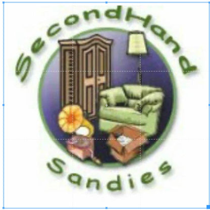 Secondhand Sandies: 2 PC. Rattan peacock chair with matching side table