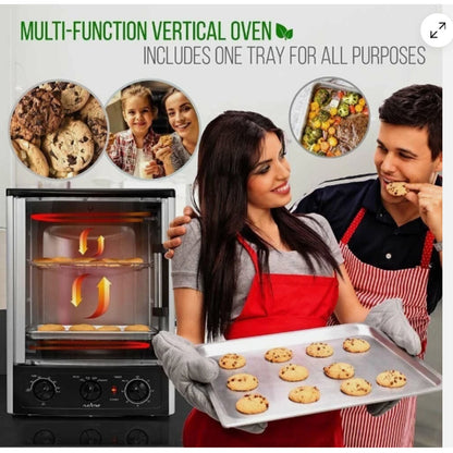 Nutrichef Upgraded Multi-Function Rotisserie Oven - Vertical Countertop Oven