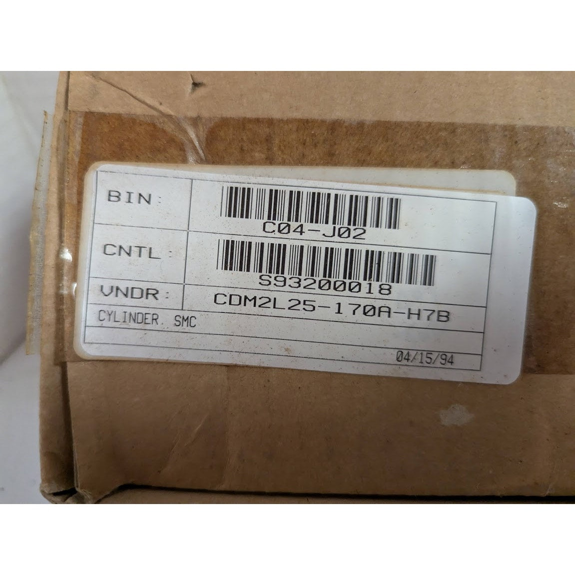 New SMC Pneumatic Cylinder CDM2L25-170A-H7B Max Pressure 1.0 145 psi 10.2 kgf/cm