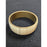 Vintage Brass and Horn bangle bracelet Cream goldtone