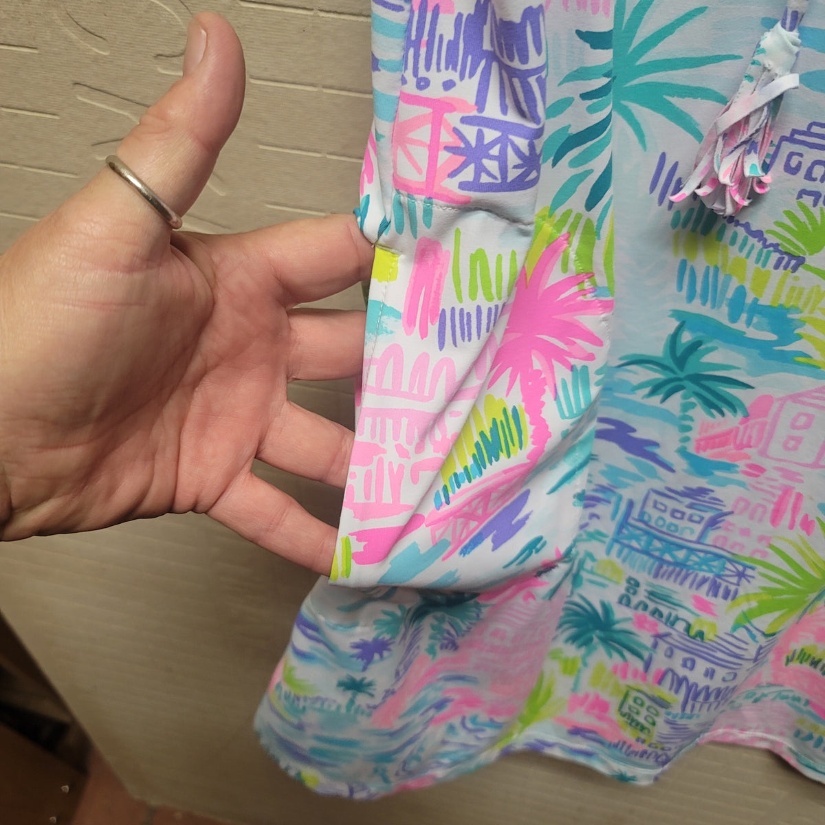 Lilly Pulitzer Johana Dress CoverUp pocket XXS