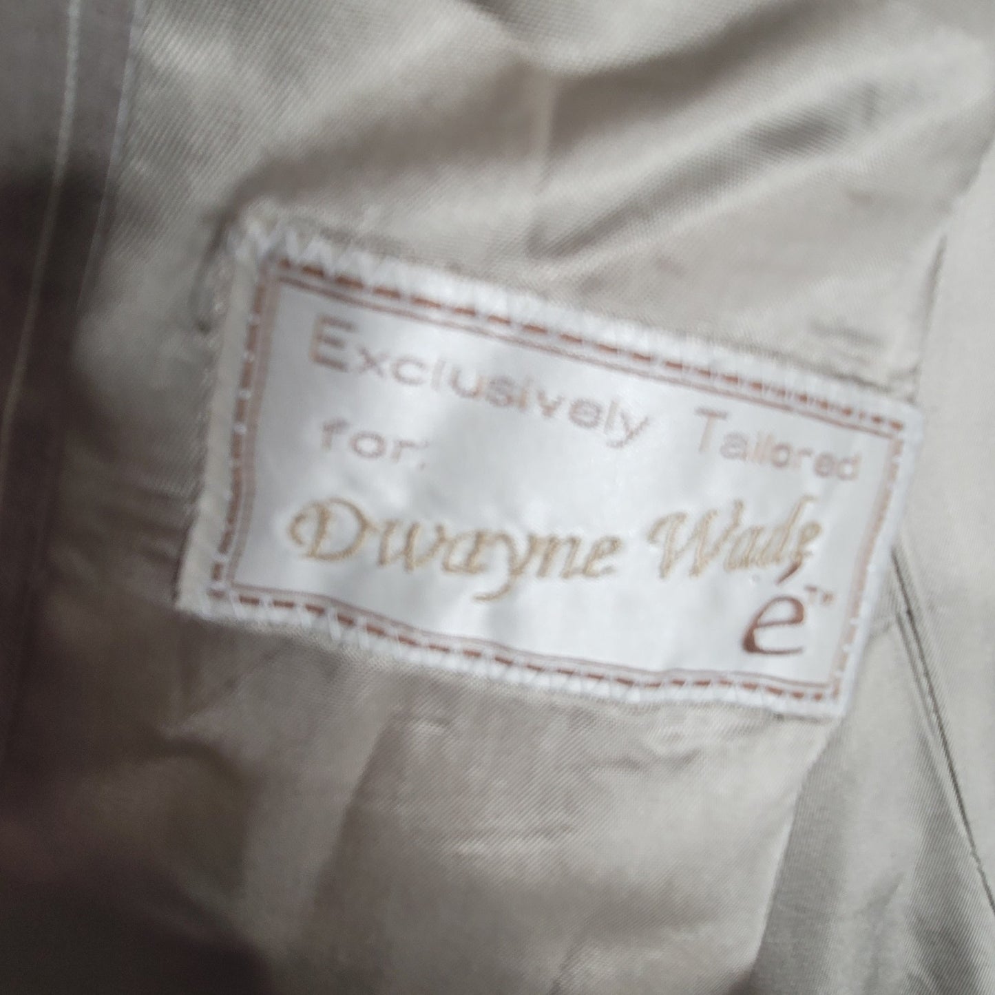 Dwyane Wade Draft Era Bespoke Custom Elevee Tailor Early 2000s Pinstripe Blazer