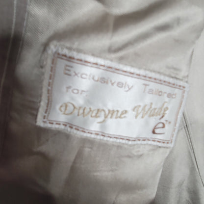 Dwyane Wade Draft Era Bespoke Custom Elevee Tailor Early 2000s Pinstripe Blazer
