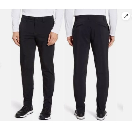 ZELLA BLACK PANTS Hybrid commuter ZELFLEX MEDIUM STRETCH BELT LOOPS Mens Size 30