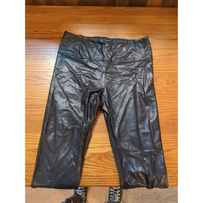 BP. Faux Leather Leggings Black High Waisted Pants Biker Moto Goth Punk Medium