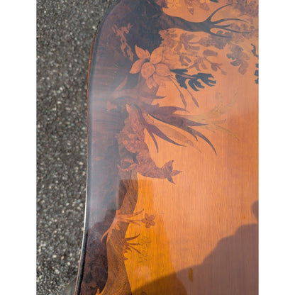 Buchschmid & Gretaux Inlay Inlaid Marquetry 3 pc. Coffee table and 2 End Tables