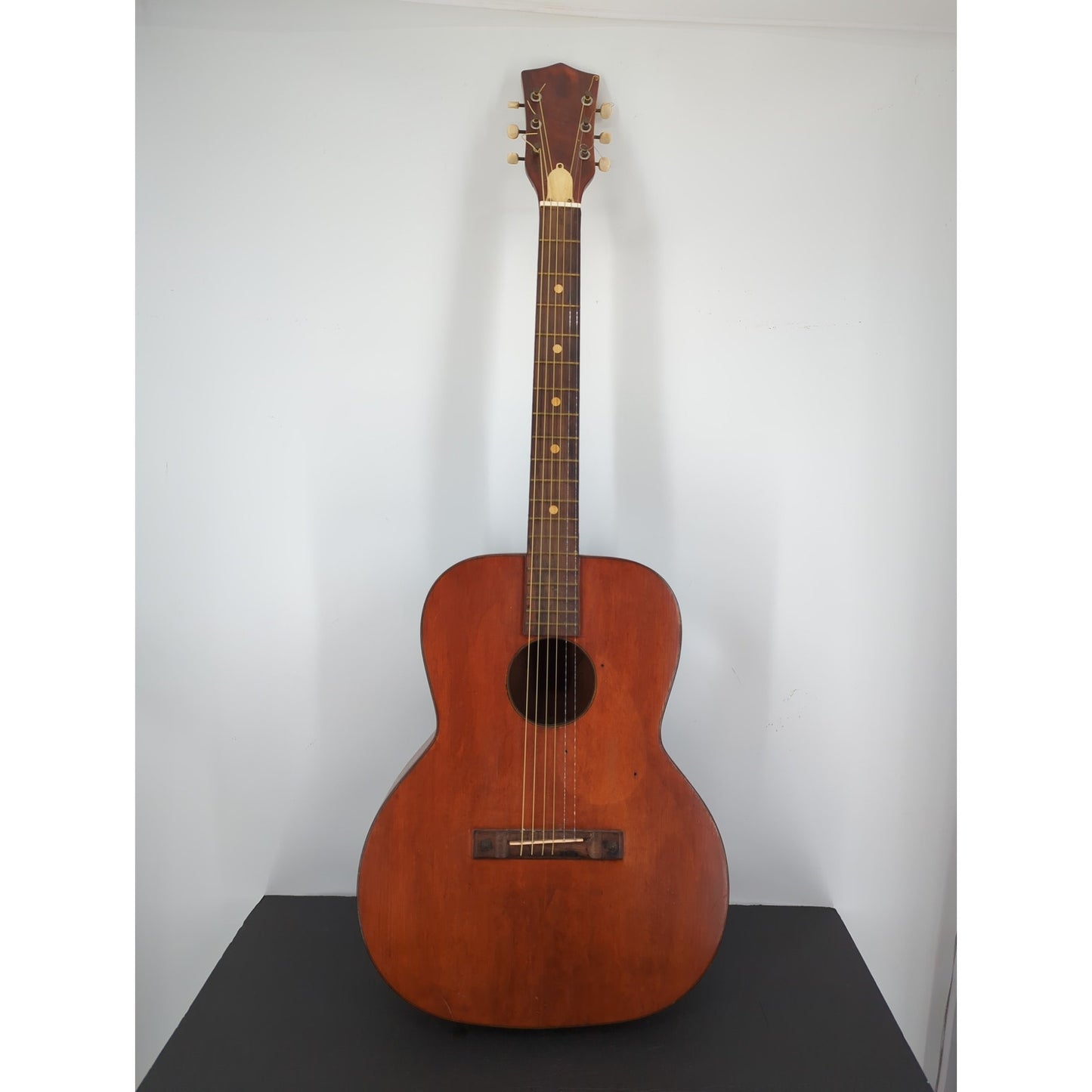 Vintage 1960s Kay L-3643 Jumbo Acoustic Guitar Chicago Made Collectors Folk