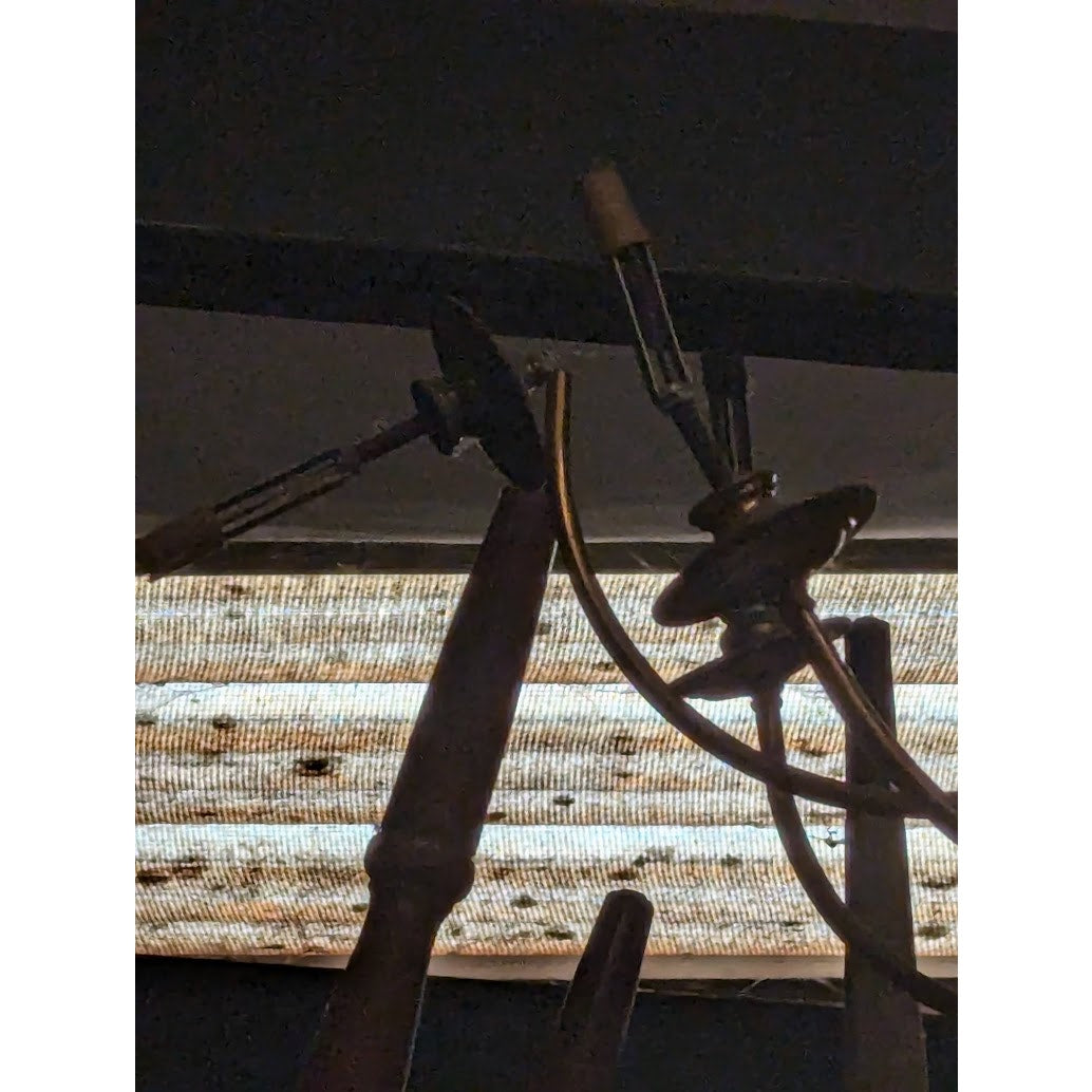 Secondhand Sandies: Two giant large hanging 12 arm brass chandelier Ceiling mount