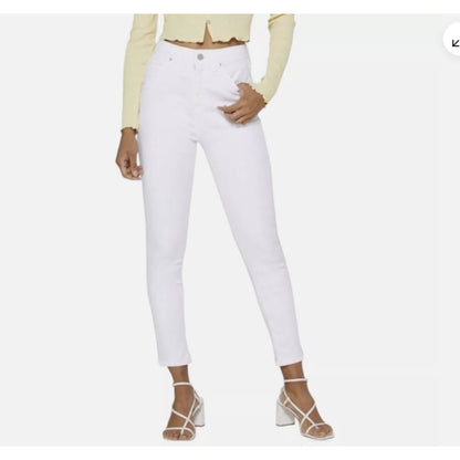 Abound 30" Jeans High Rise Skinny NWT White Denim pants CRAFT, SEW, CUT, DYE
