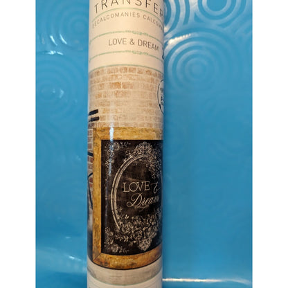 Re-Design by Prima Decor Transfer Sticker kit DRY RUB new Love & Dream 22″x 30″