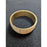 Vintage Brass and Horn bangle bracelet Cream goldtone