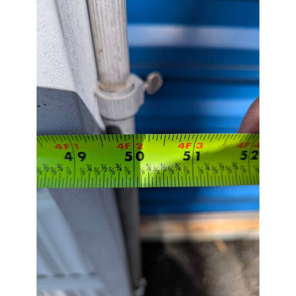 Aluminum VINTAGE awning 50" Wall brackets and channel