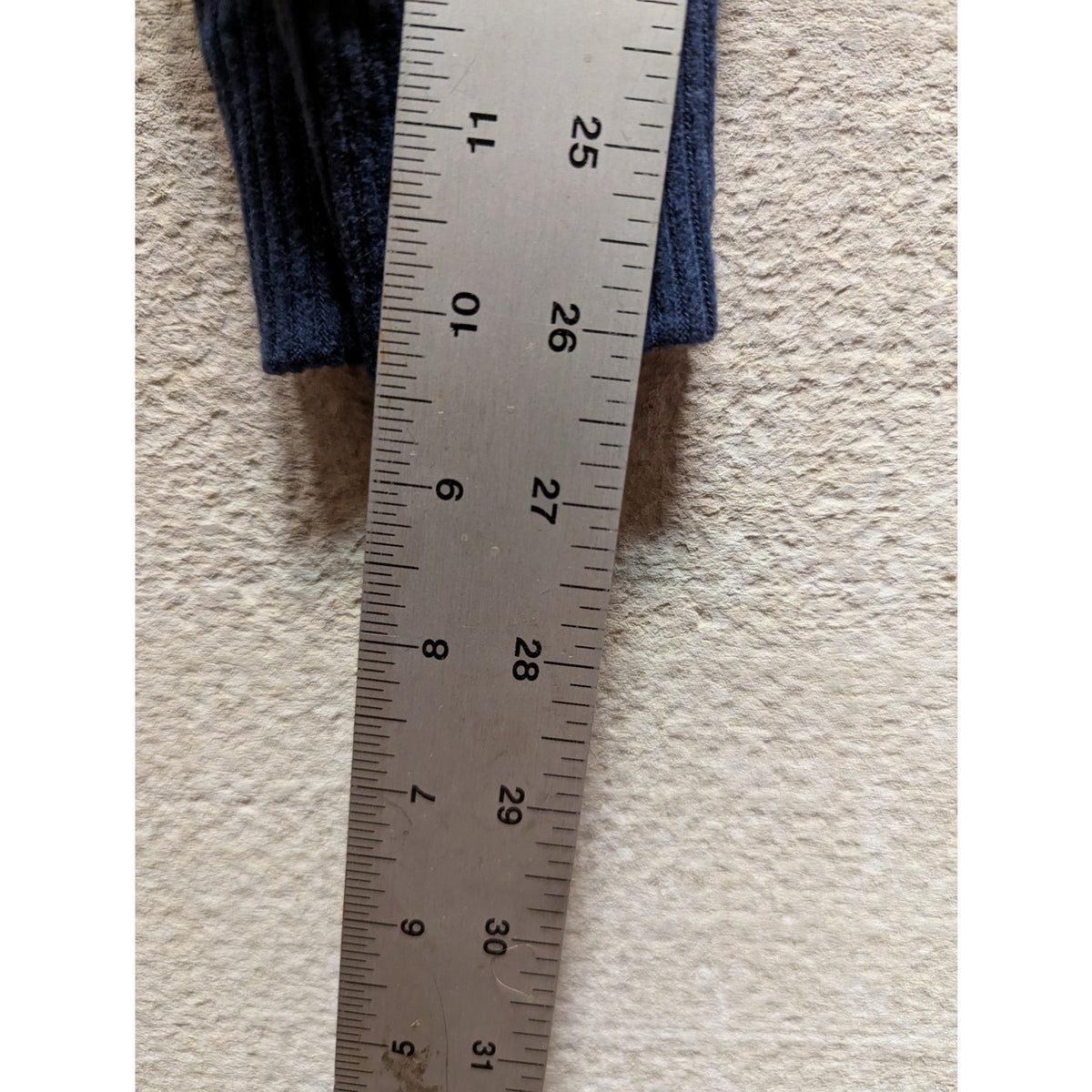 FREE PRESS Size Medium Ribbed Leggings Blue Pajama Bottoms Joggers