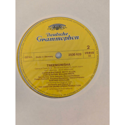 Scott Joplin Treemonisha Schuller Deutsche Grammophon 2707 083 Stereo 2-LP Set