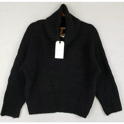 NWT Leith Pullover Turtleneck Dolman Sleeve Sweater Sz Small in Black