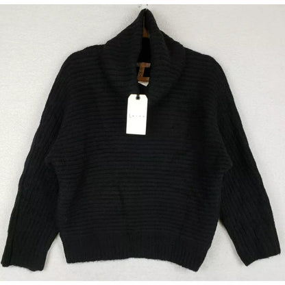 NWT Leith Pullover Turtleneck Dolman Sleeve Sweater Sz Small in Black